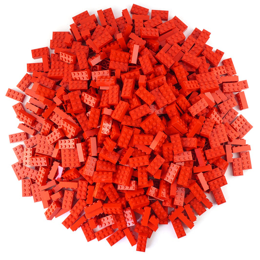 Lego® Service 3458 - bricks, black, 2 x 4 studs, 50 pieces - 3001