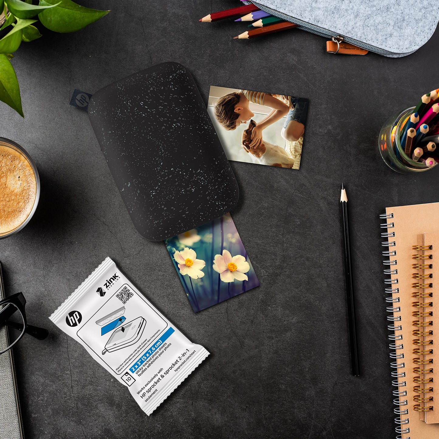 HP Sprocket Premium Zink vorgeschnittenes - 1DE39A