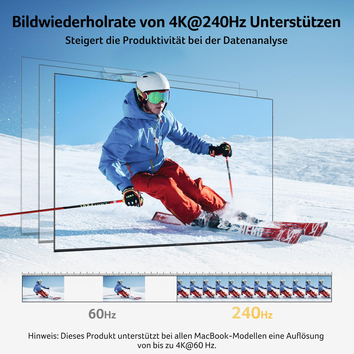 Acer USB C to HDMI 2.1 Adapter (8K@60Hz 4K@240/144/120Hz) Thunderbolt 3 4 5 - OCB69