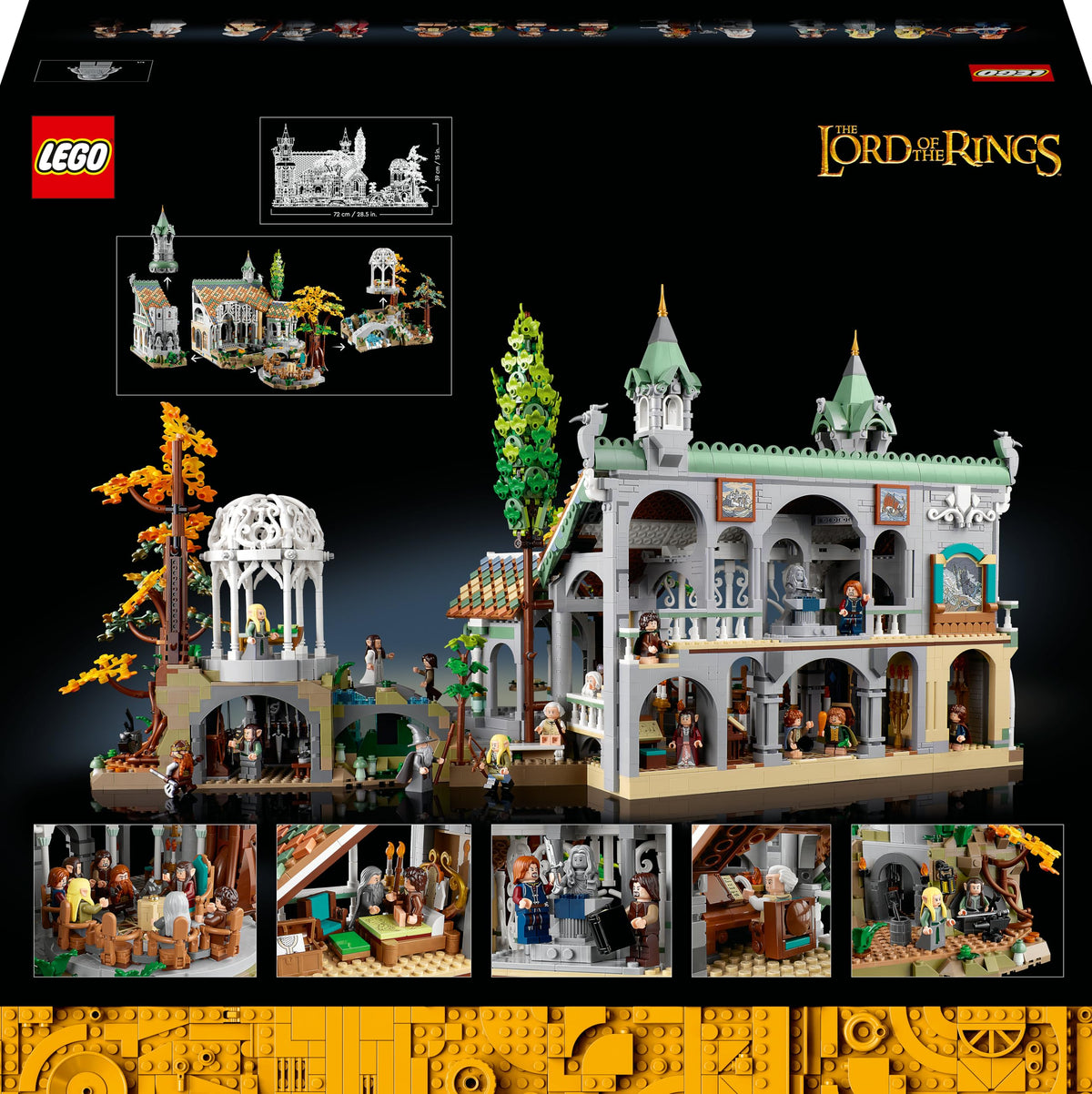 LEGO Icons Stăpânul Inelelor: Bruchtal 10316