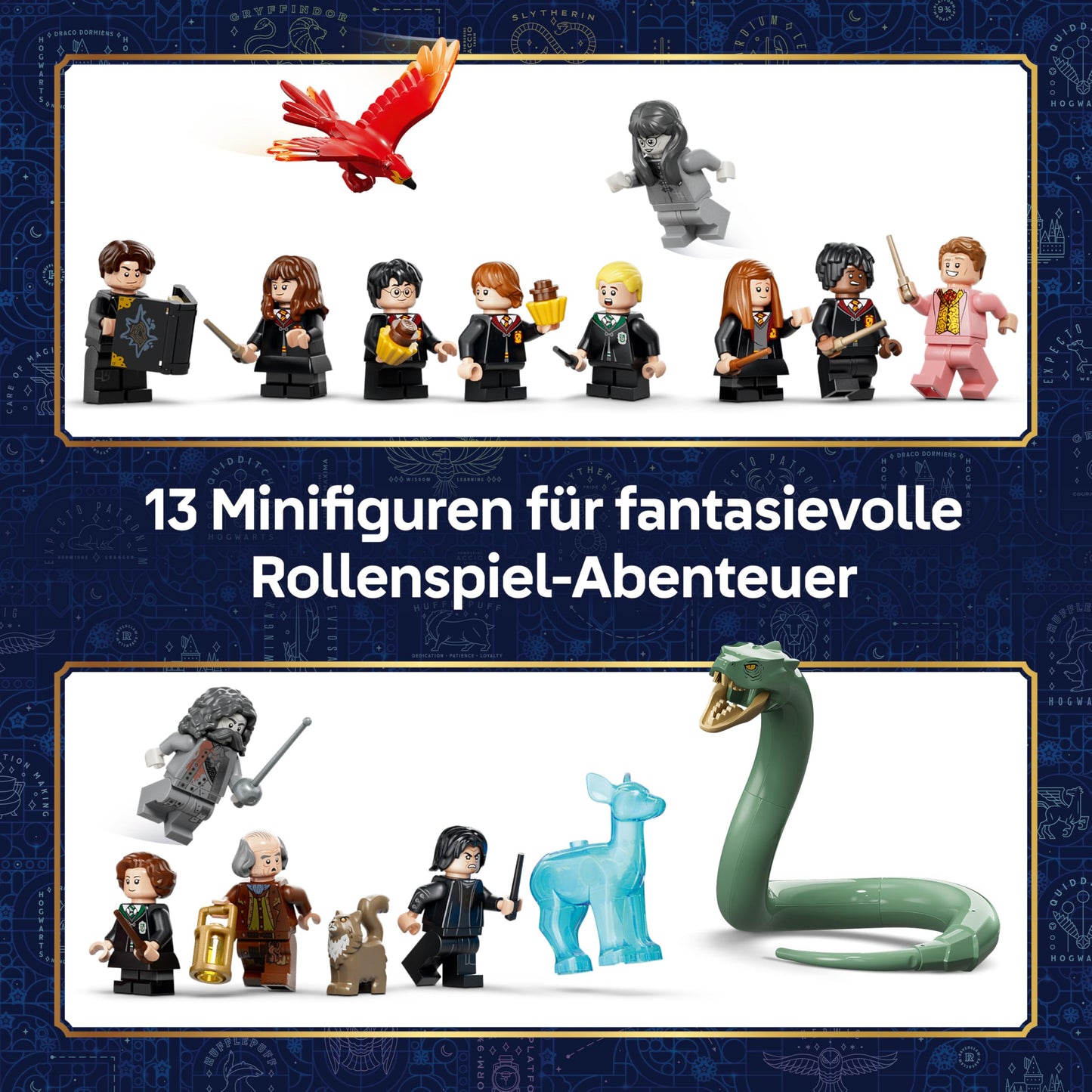 LEGO Harry Potter Hogwarts Castle: East Wing Toy - Miniature Model Kit with 13 Minifigures & Collectable Patronus - DIY Decoration - Gift Idea for Girls, Boys & Fans Ages 10 and Up - 76473
