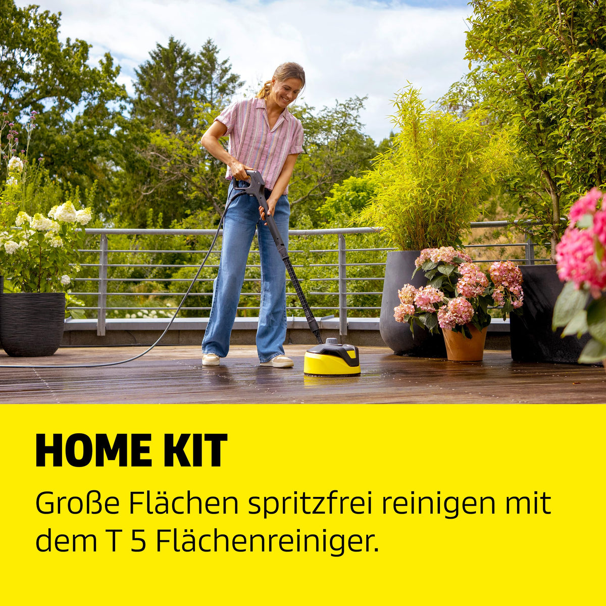 Kärcher High Pressure Cleaner K 4 Comfort Premium Home, 130 bar, 420 l/h, 30 m²/h, Hose Reel, Multi Jet, Electric - 1.324-753.0