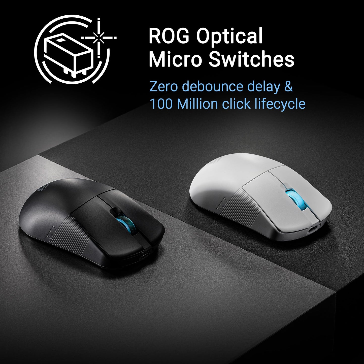 ASUS ROG Harpe Ace Mini White ultralight e-sports gaming - 90MP03Z0-BMUA10
