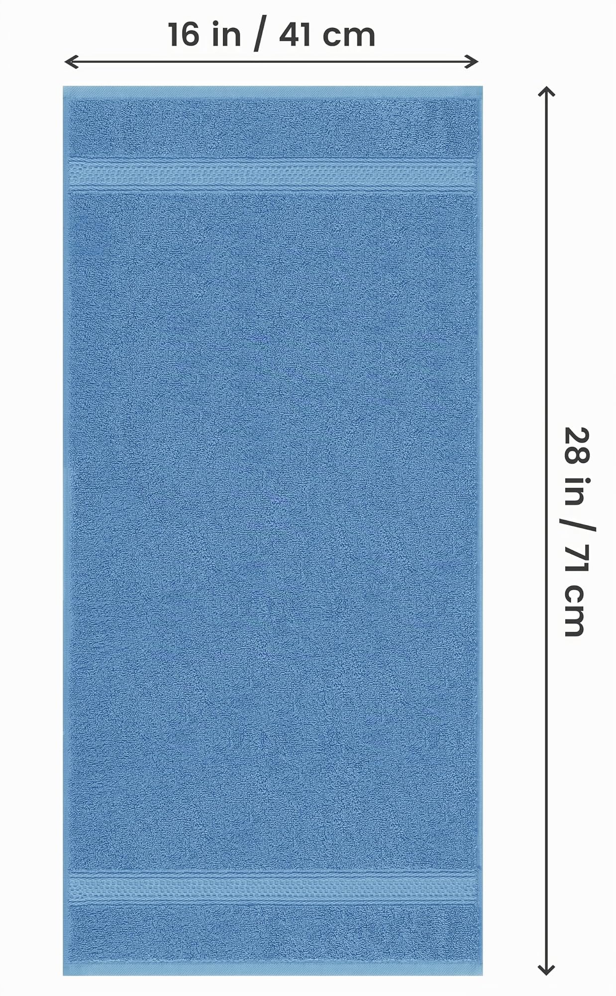 Utopia Towels Cotton Towels 600gsm Pack of 6 - UT0649