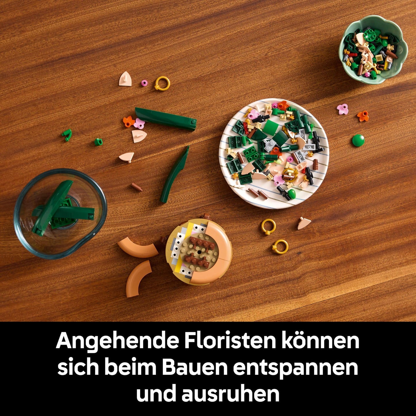 LEGO Botanicals Mini Orchid - Artificial Flower Set for Adults - Houseplant with Terracotta Style Flower Pot - DIY Birthday Gift Idea - 10343