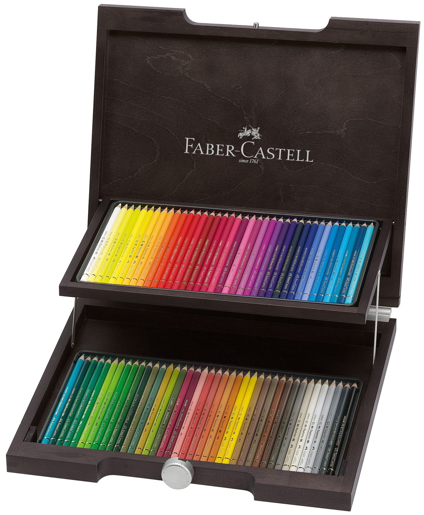 FABER-CASTELL - Polychromos colored pencils set 72 colors in a wooden case - 18-110072