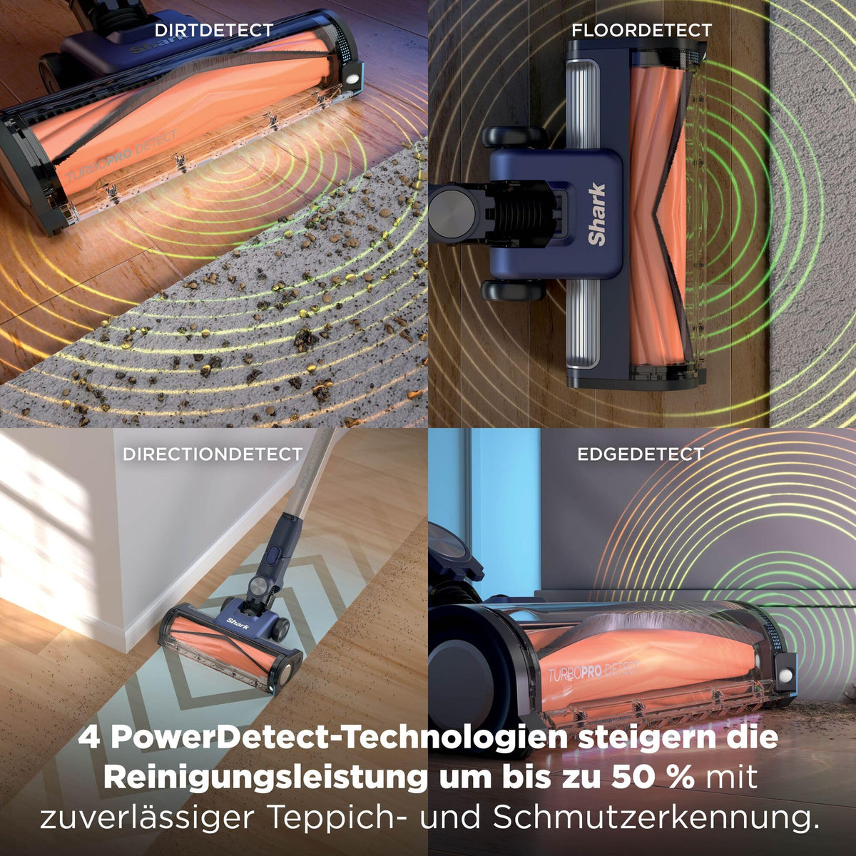 Aspirator fără fir Shark PowerDetect Speed, Reverse Clean, IA1241EU