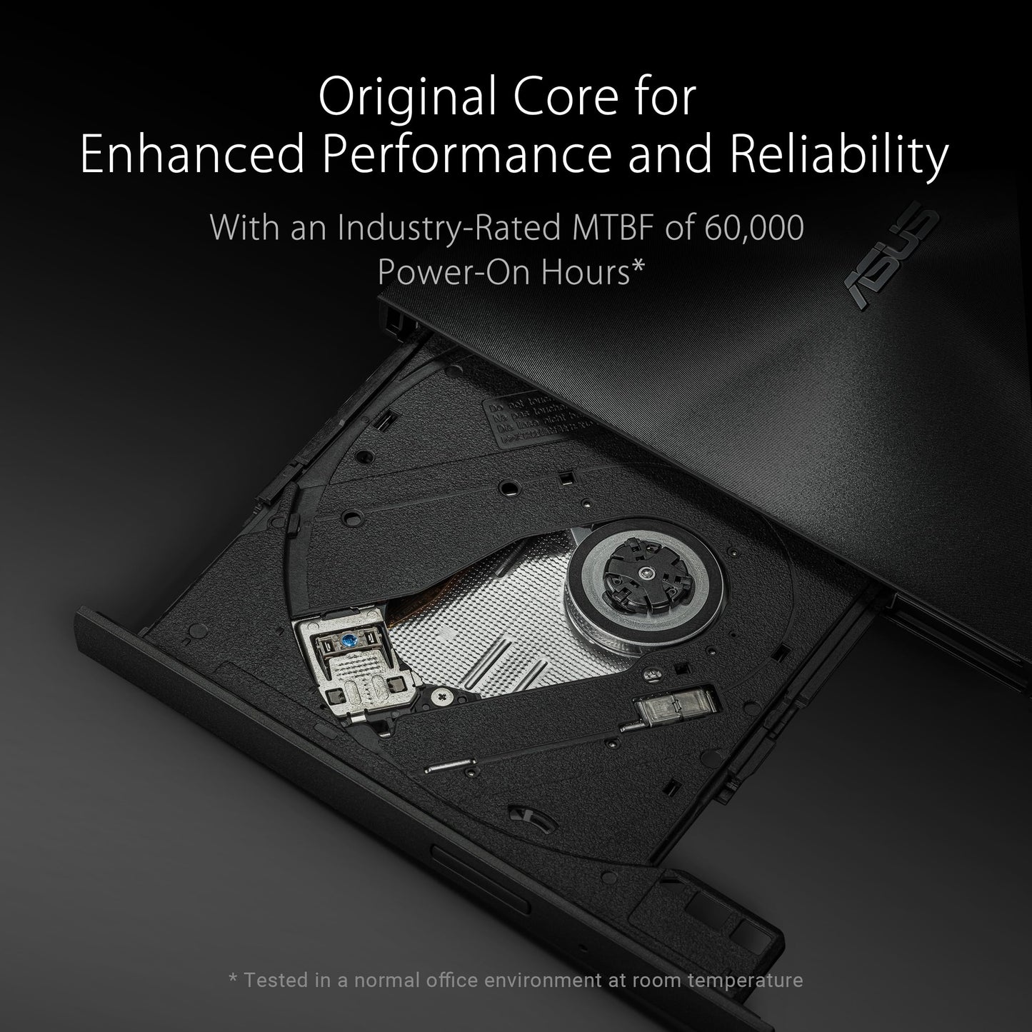 Asus ZenDrive U9M external DVD burner (for Apple MacBook & Windows PCs/Notebooks, incl. USB-C cable, burning software & Nero backup app, M-Disc support, USB 2.0) Gold - SDRW-08U9M-U/BLK/G
