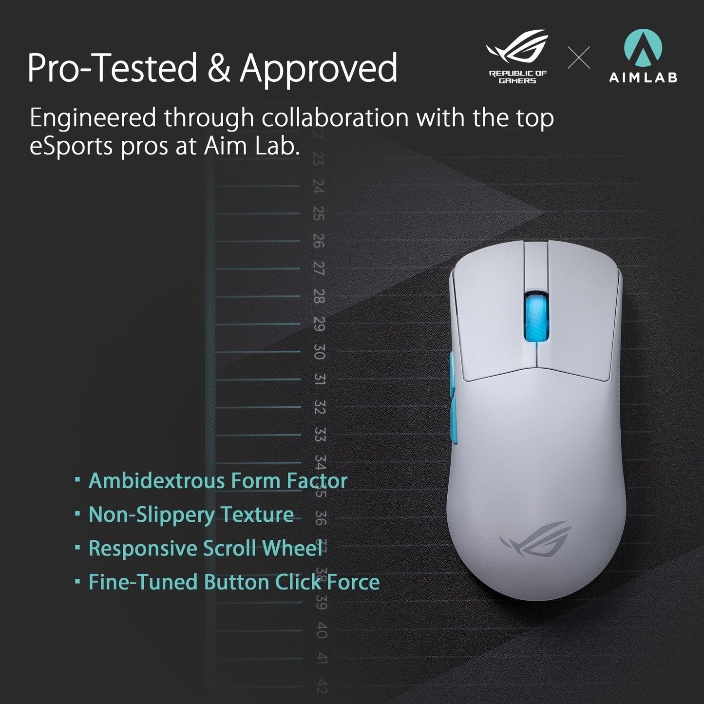 ASUS ROG Harpe Ace Aim Lab Edition White 90MP02W0-BMUA10