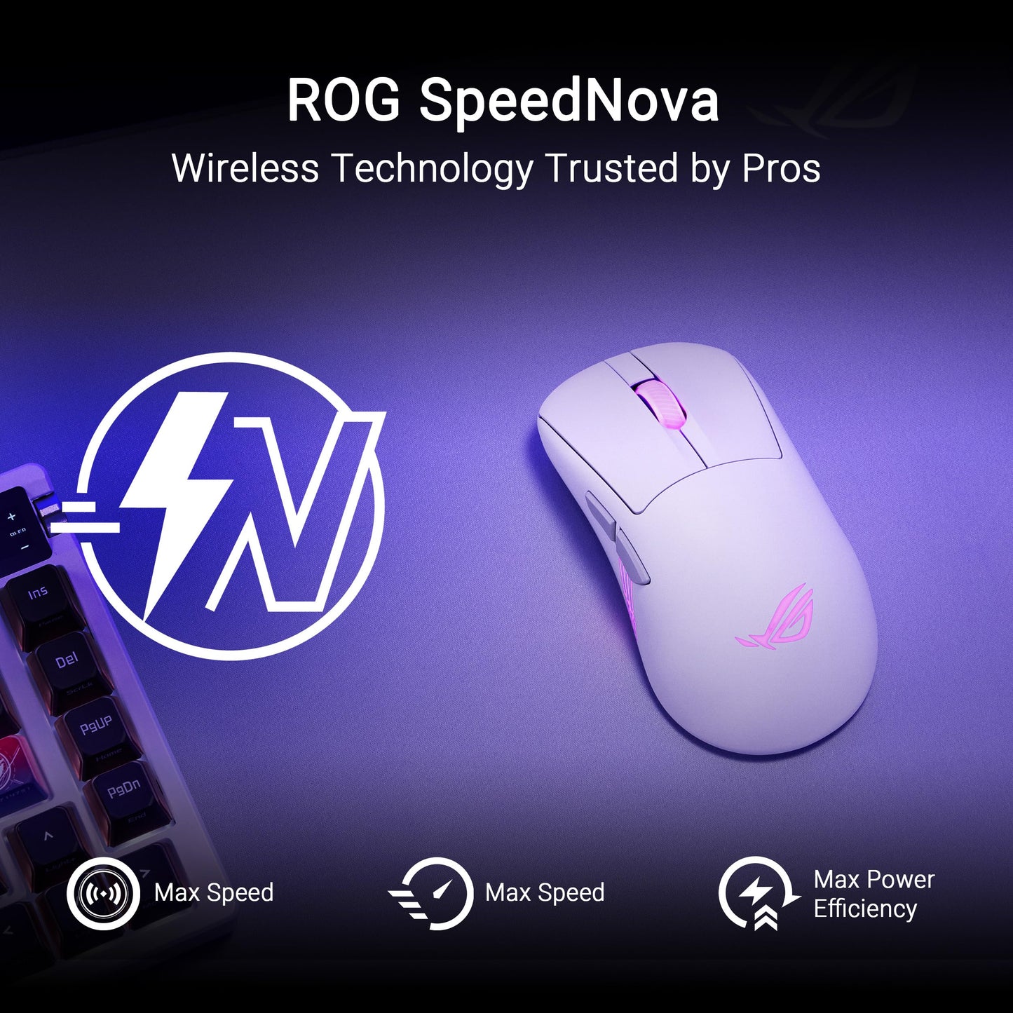 ASUS ROG Keris II Origin White 90MP04A0-BMUA10