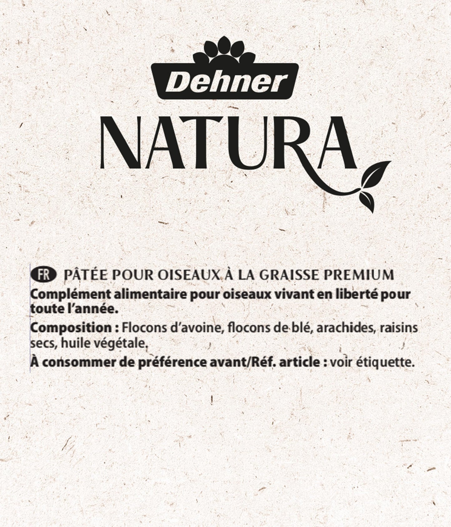 Dehner Natura Premium wild bird food, fatty food/soft food, all-season food, species-appropriate/energizing, high-quality bird food for wild birds, 5 kg (pack of 2) - 5252259