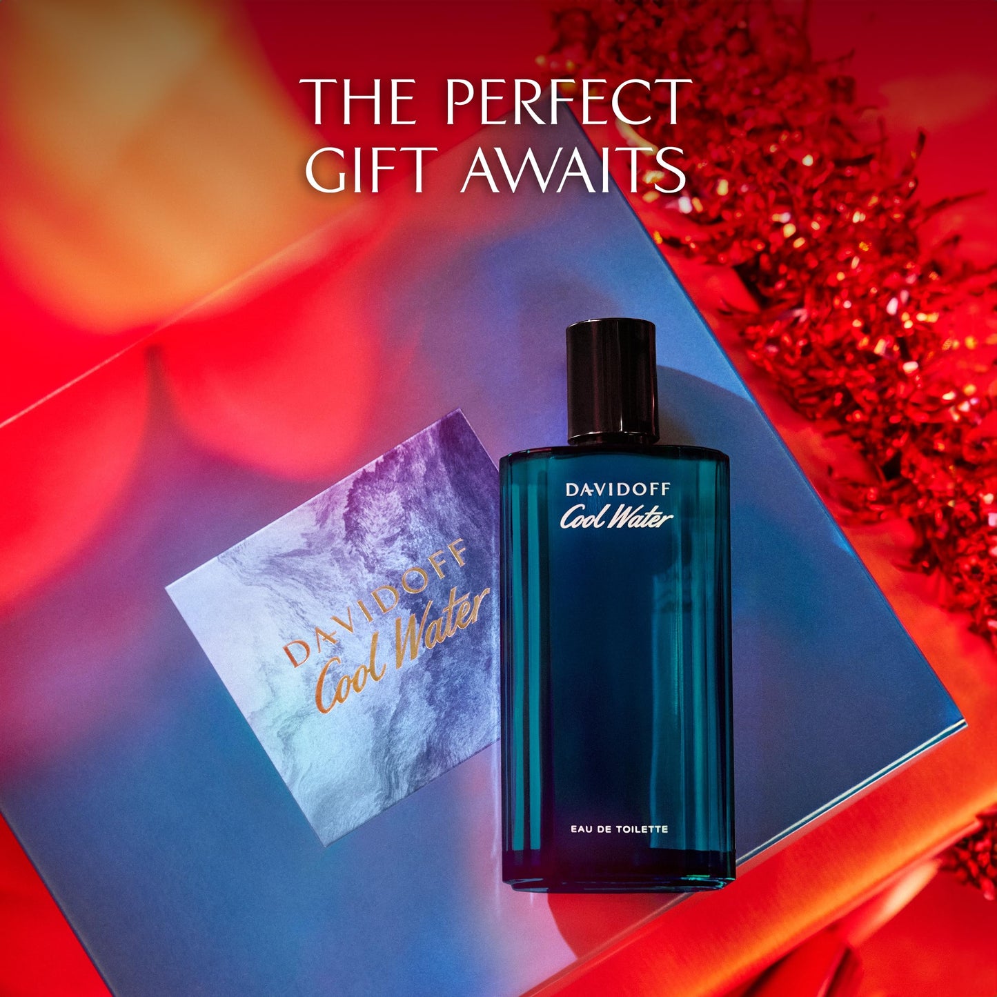 Davidoff Cool Water Man Eau de Toilette, aromatic-fresh men's fragrance, 75ml - 123657
