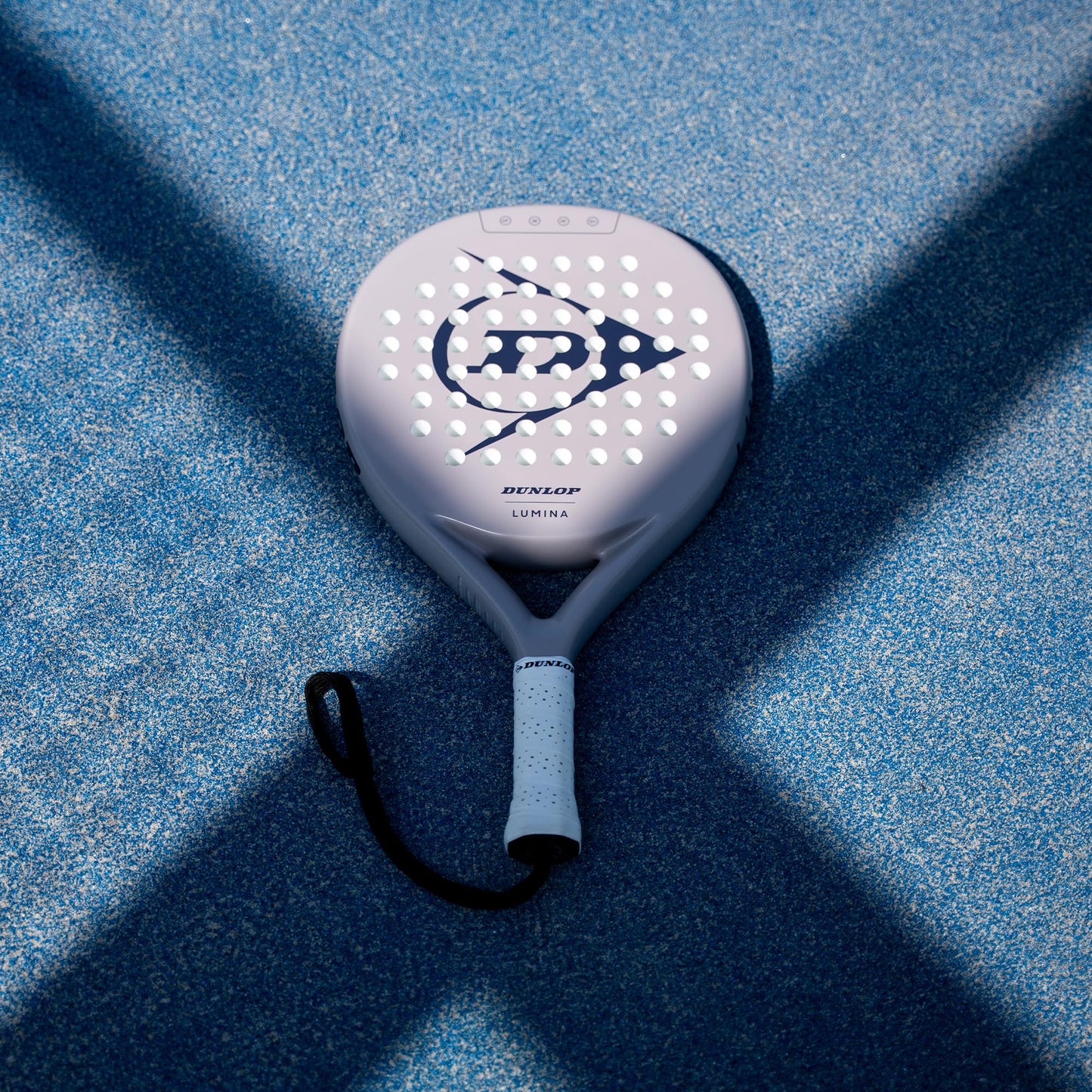 Dunlop Padel Racket Lumina Light Gray - Amazon Exclusive - Graphite Frame, Pro Eva Core, 365g - 10370773