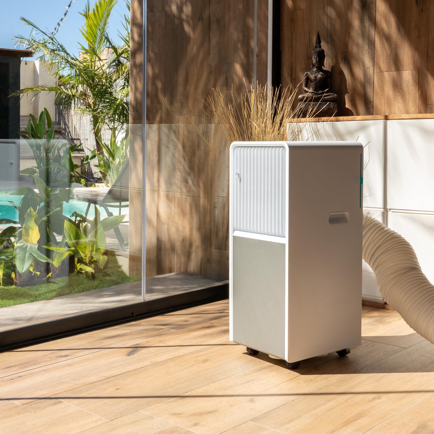 Cecotec portable air conditioner ForceClima 9150 Style, 9000 BTU, coverage area 25m2, remote control, touch control, LED display, 4 modes, 2 speeds, dehumidification mode, timer - 08164