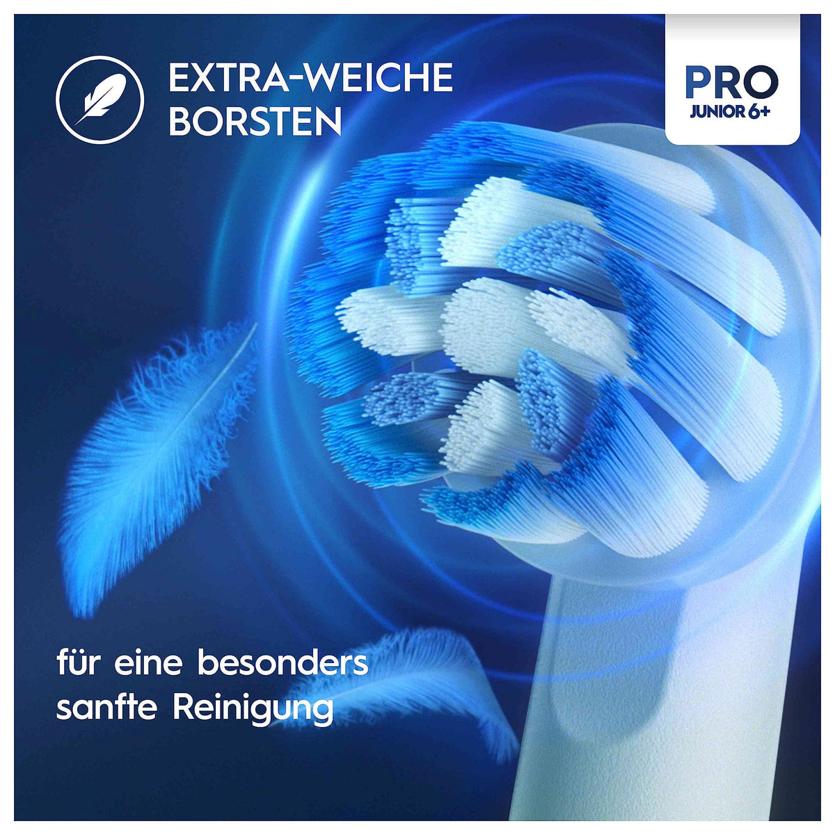 Periuță de dinți electrică Oral-B Pro Junior pentru copii, Violetă - 8006540742891