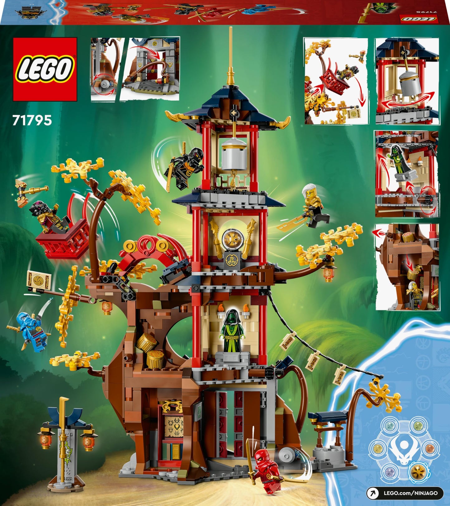 LEGO Ninjago Temple of Dragon Power 71795