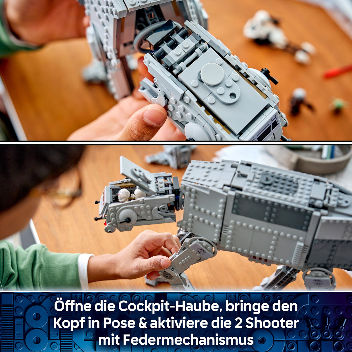 LEGO Star Wars 75454 AT-AT of the Remnant Empire with INT-4 toys - The Mandalorian and Grogu figures with shuttle, speeder bike, 6 minifigures & 1 figure - gift for boys and fans aged 10 and over
