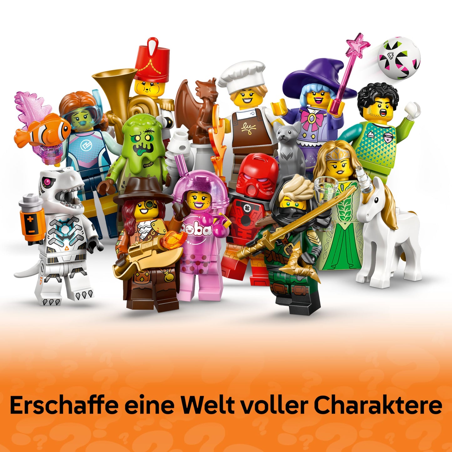 LEGO Minifigures Series 29 - surprise box with 1 of 12 collectible figures - figures including goalkeeper & unicorn elf - party bag for boys and girls aged 6 and over - 71052