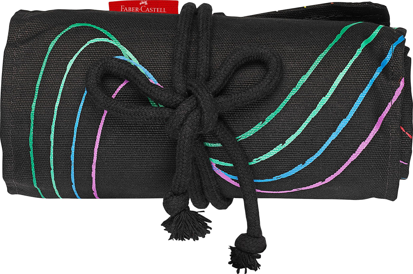 Faber-Castell - Colored pencil set Black Edition 72 pieces in a pencil roll - FC116418