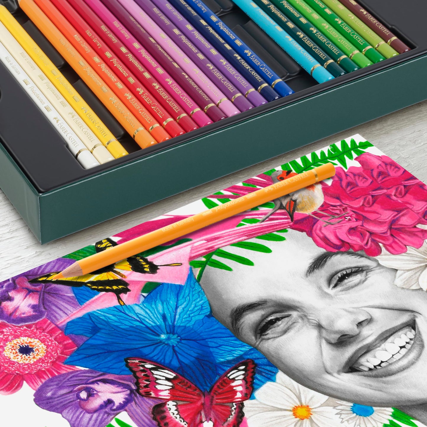 FABER-CASTELL - Drawing set Polychromos & Graphite Matt, 40 pieces - FC210053
