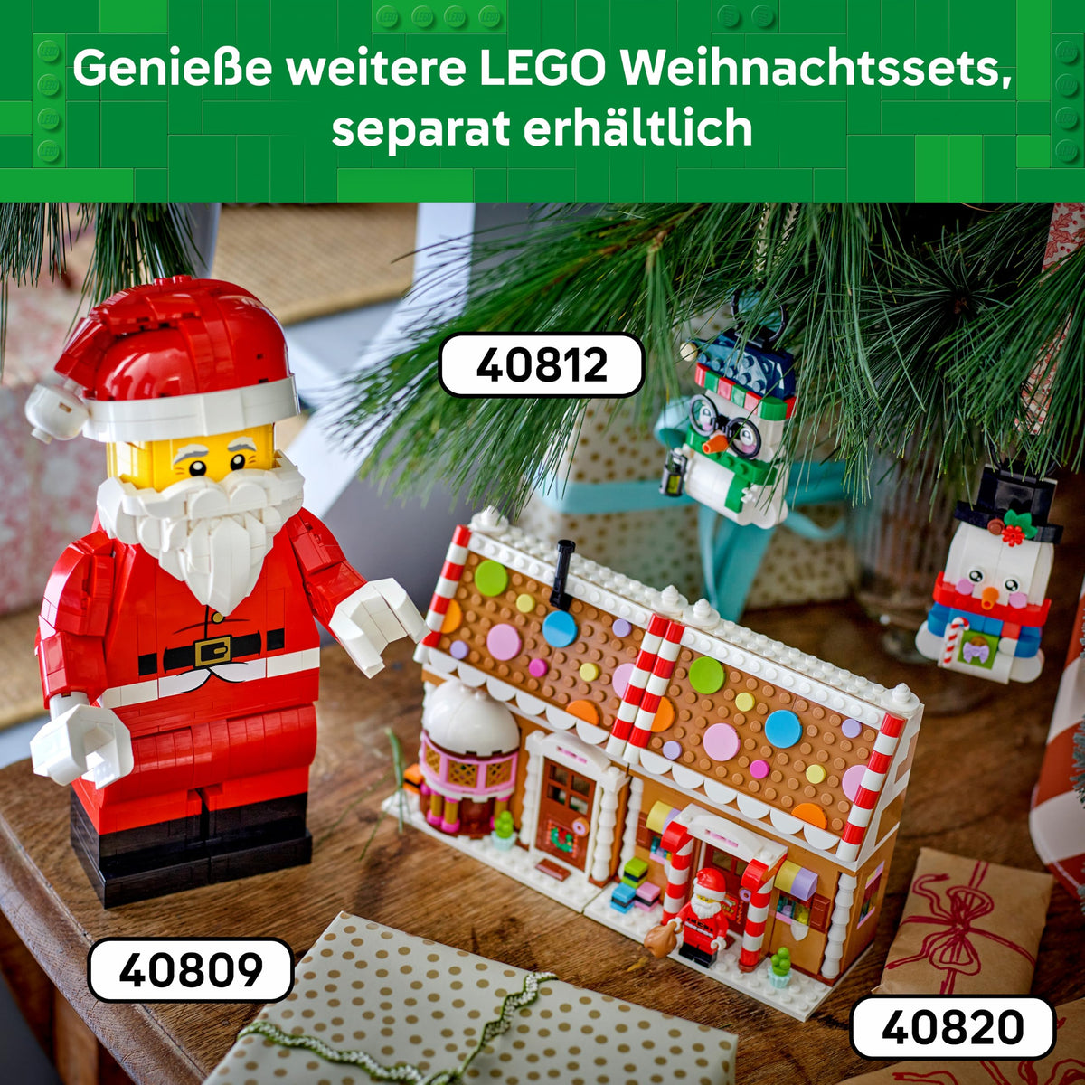 LEGO Large Santa Minifigure 40820