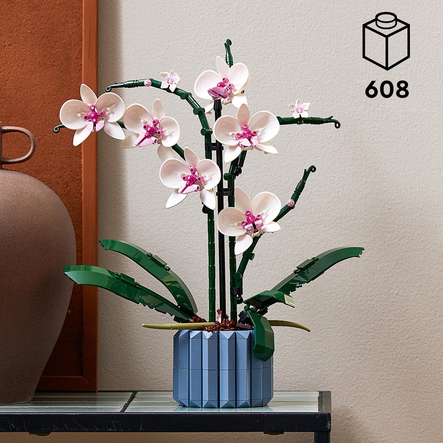 LEGO Icons Garden of Silence, Botanical Zen Garden Set for Adults with Lotus Flowers & 10311 Icons Orchid, Artificial Plants Set with Flowers - 10315