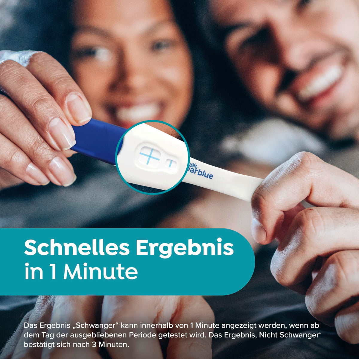 Clearblue Pregnancy Test, Fast Detection, Result within 1 Minute, 5 Tests