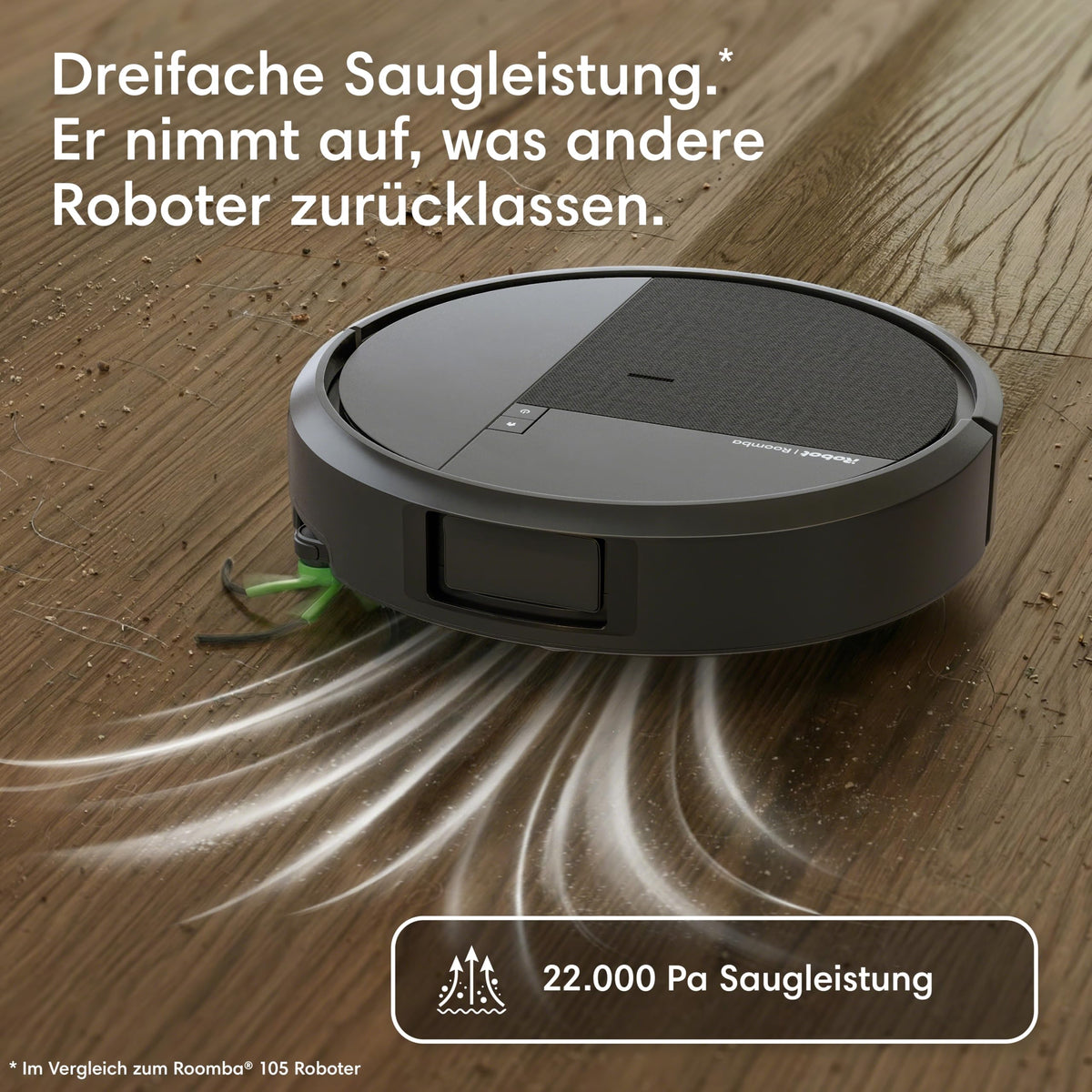 iRobot Roomba Plus 516 Vacuum Robot, AutoWash Base, 75 °C Mop Wash - N284040