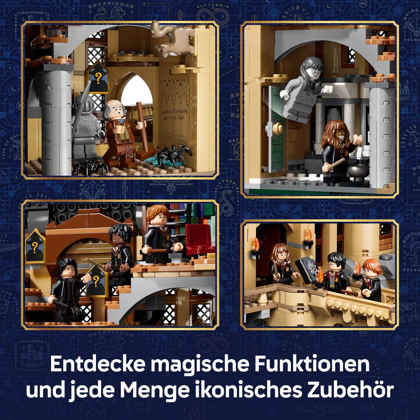 LEGO Harry Potter Hogwarts Castle: East Wing Toy - Miniature Model Kit with 13 Minifigures & Collectable Patronus - DIY Decoration - Gift Idea for Girls, Boys & Fans Ages 10 and Up - 76473