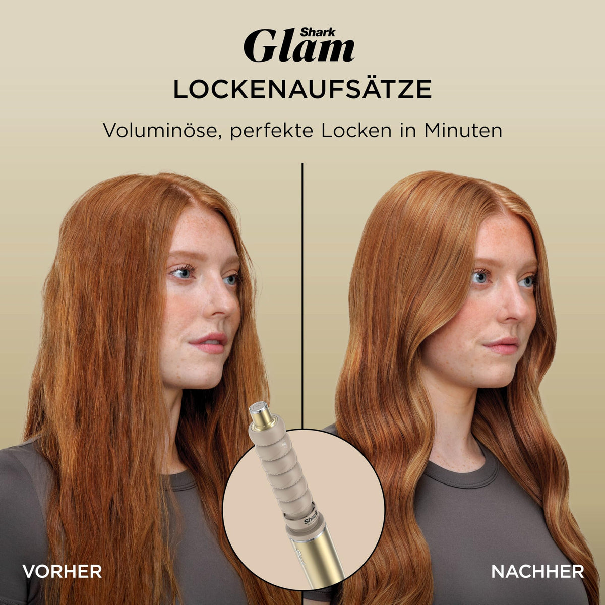 Shark Glam Multistyler și uscător de păr pentru păr drept, HD6041SEU