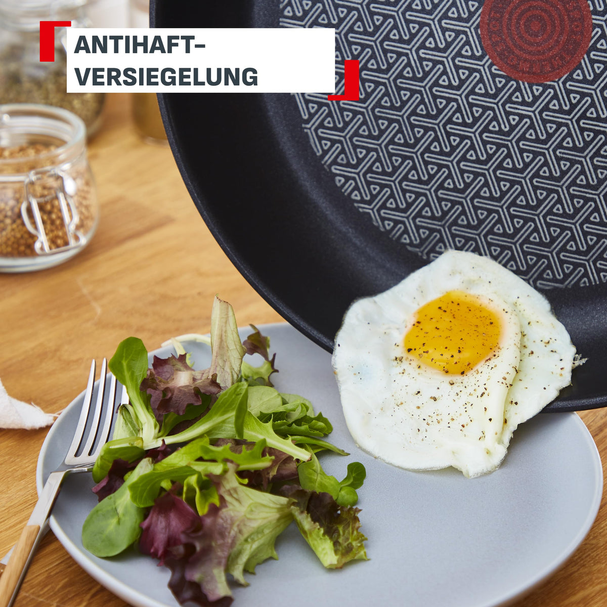Set de tigăi Tefal Comfort Max 3 piese, înveliș Power Resist - G7263S04