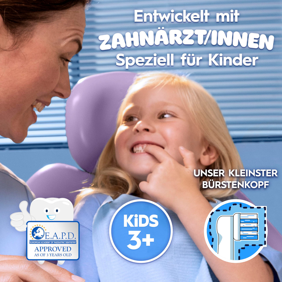 Oral-B Perii de schimb Pro Kids 3+ Disney Frozen, Alb, 12 bucăți - 4210201395263