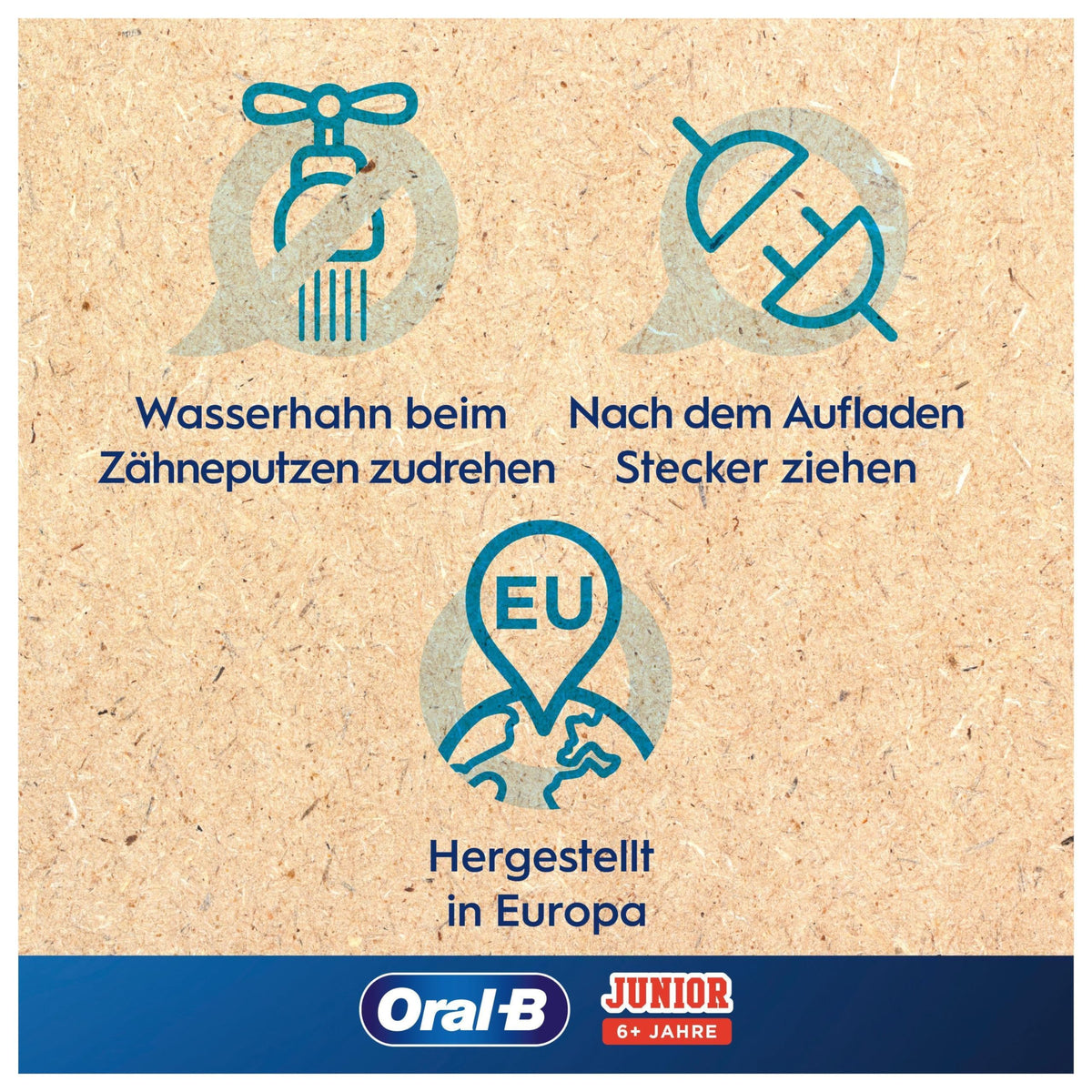 Oral-B Junior Star Wars Periuță electrică pentru copii de la 6 ani, 2 capete de periuță, control al presiunii 360°, 2 moduri de curățare inclusiv îngrijire sensibilă, peri moi, cronometru, alb - 8006540760437