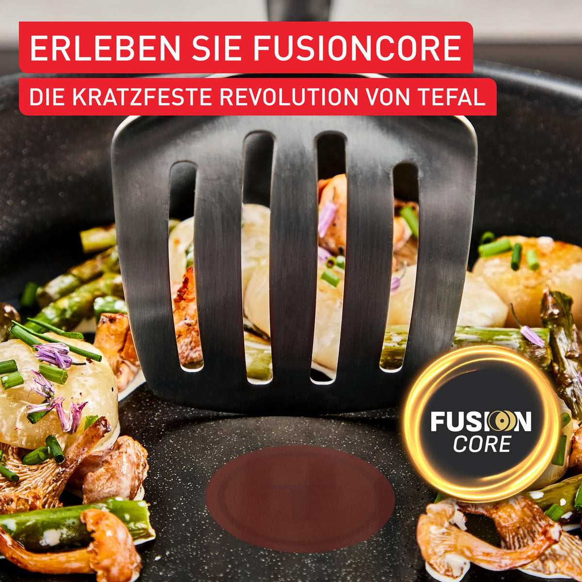 Set de tigăi Tefal Explore On Keramik 3 piese 20/24/28 cm, rezistent la zgârieturi - G2149132