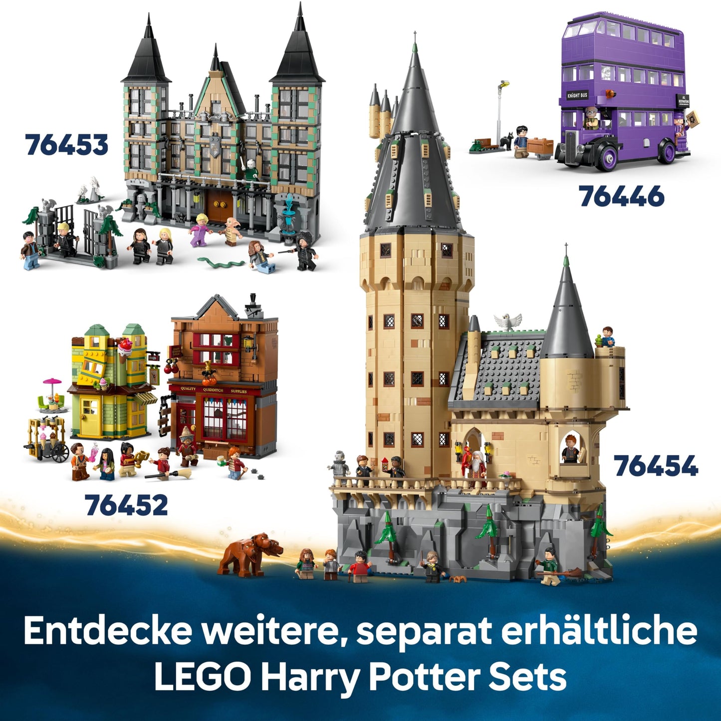 LEGO Harry Potter Privet Drive: Aunt Magda's Visit - Playhouse with interior design, 5 minifigures & Aunt Magda figure - The Prisoner of Azkaban - Gift for boys and girls aged 8 and up 76451