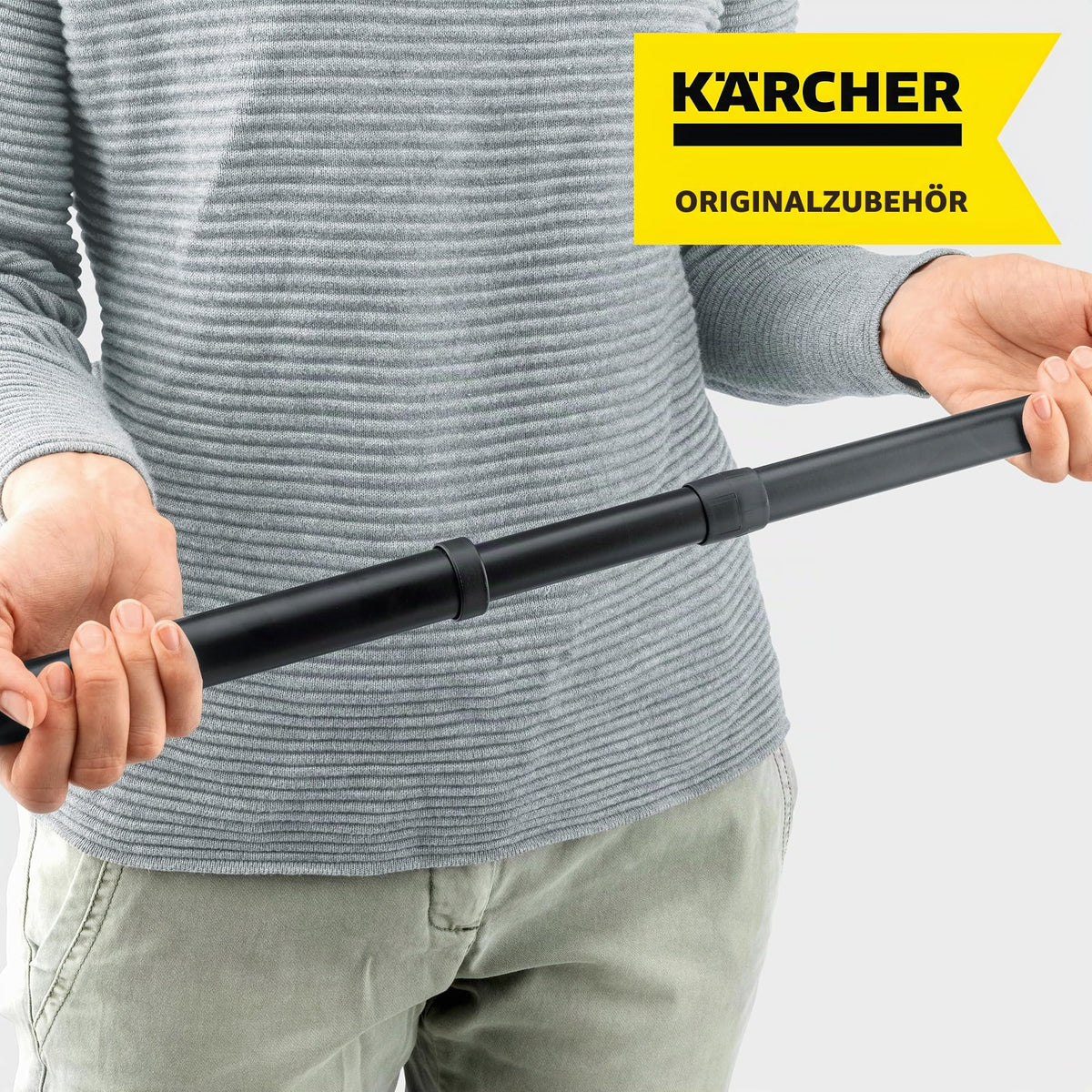 Kärcher Original Extension Set for Kärcher Window Vacuum Cleaner, 0.6 to 1.5 m - 2.633-144.0