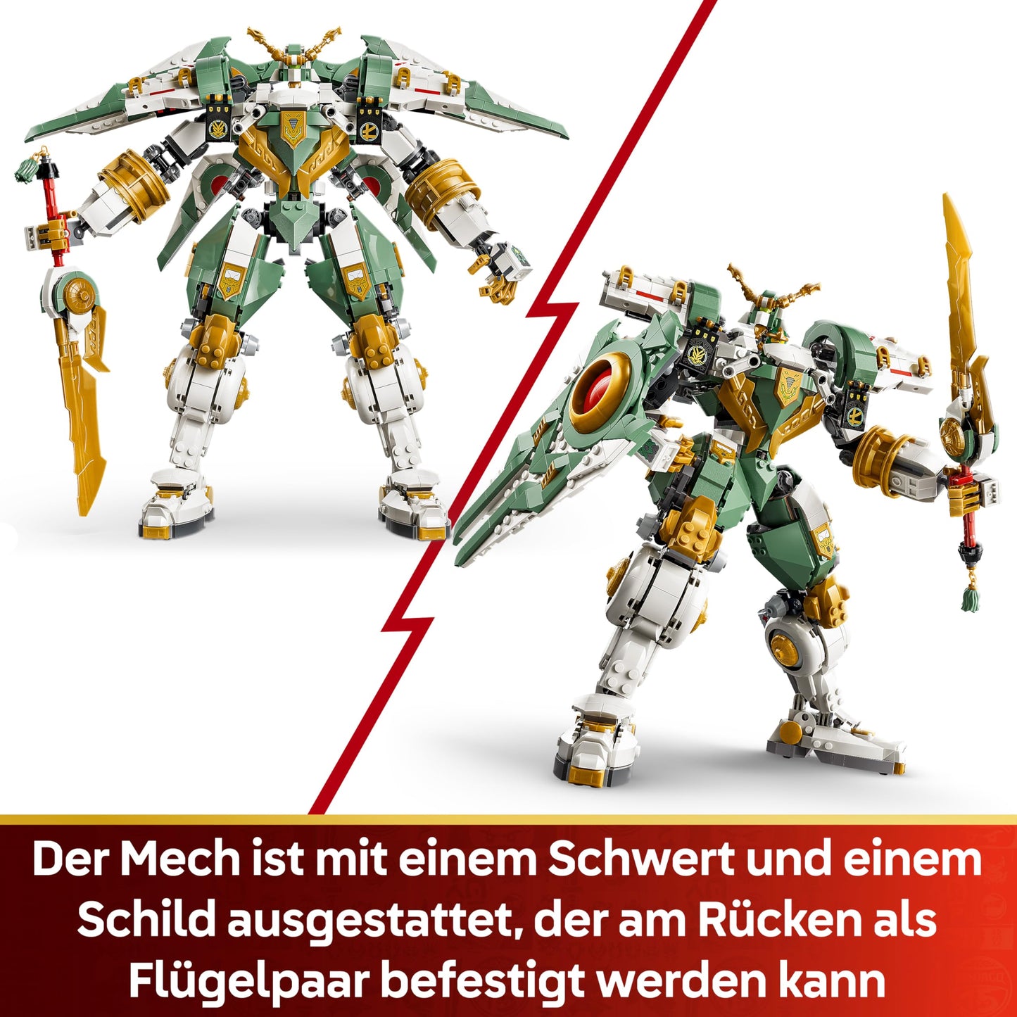 LEGO NINJAGO 15th Anniversary: Lloyd's Titan Mech - Ninja action toy with collectible minifigure, shield and sword - nostalgic gift for boys aged 14 and over and adult fans - 71860