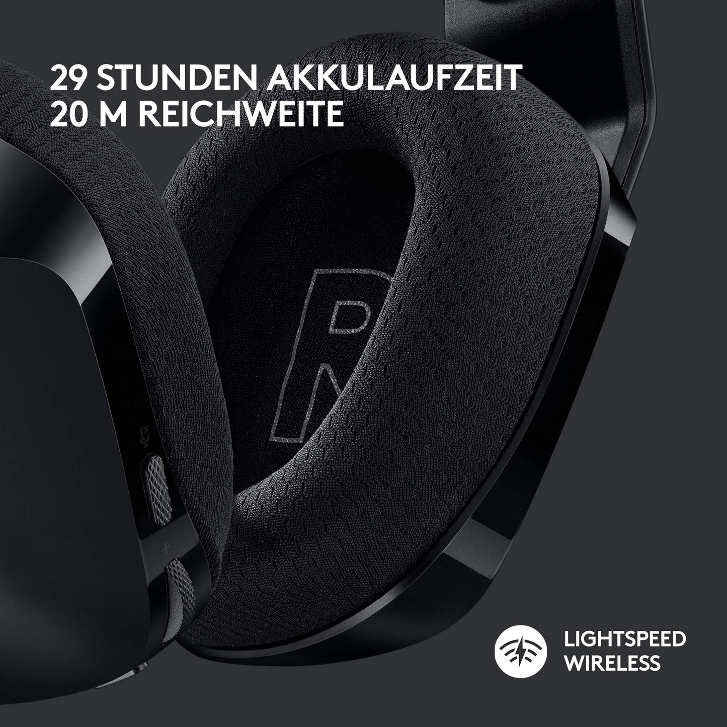 Logitech G G733 Lightspeed Headsets, Black - 981-000864