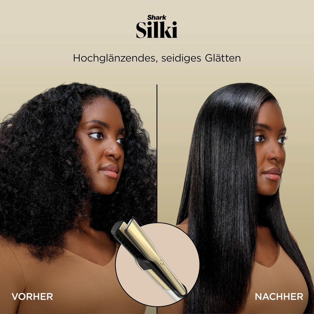 Shark Glam Multistyler și uscător de păr pentru păr drept, HD6041SEU