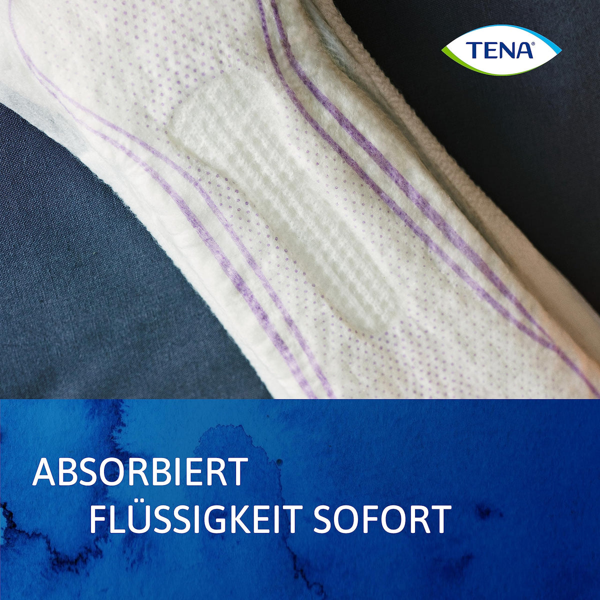 TENA Discreet Extra Plus - 96 pads in a monthly package (6 x 16 pieces), individually wrapped - hygiene pads for women - for moderate bladder weakness and incontinence. - 7322540892680