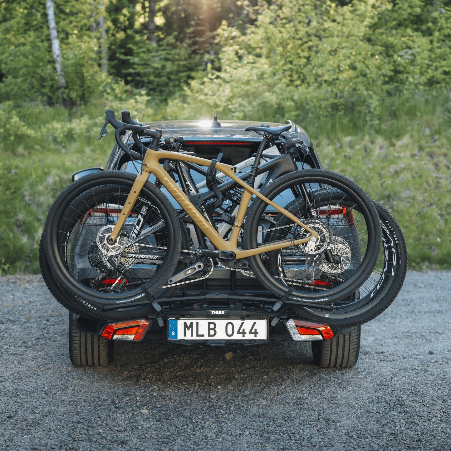 Thule Easyfold 3 Platform Towbar Bike Rack Black, 2(3) Bikes - 944100