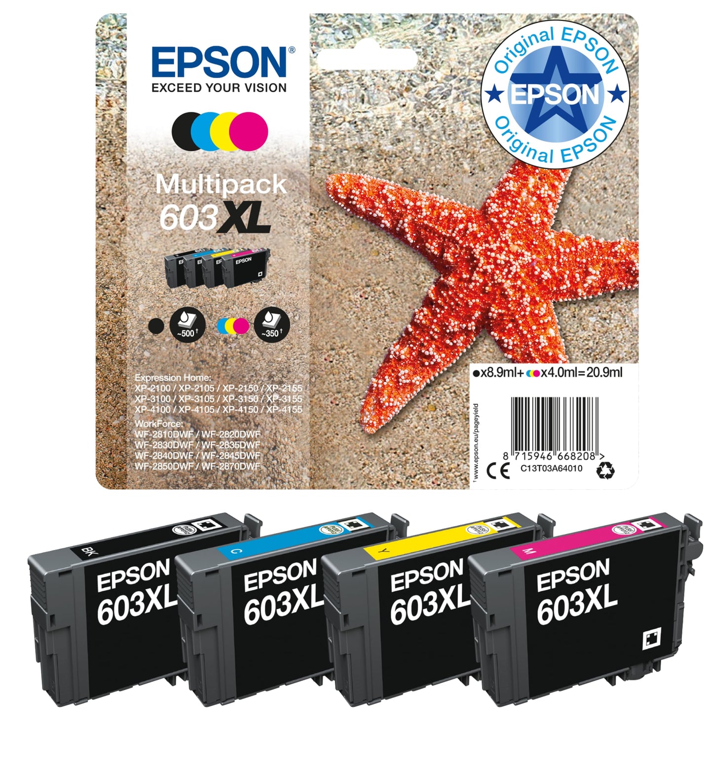 Epson 603XL Multipack (C13T03A64010)