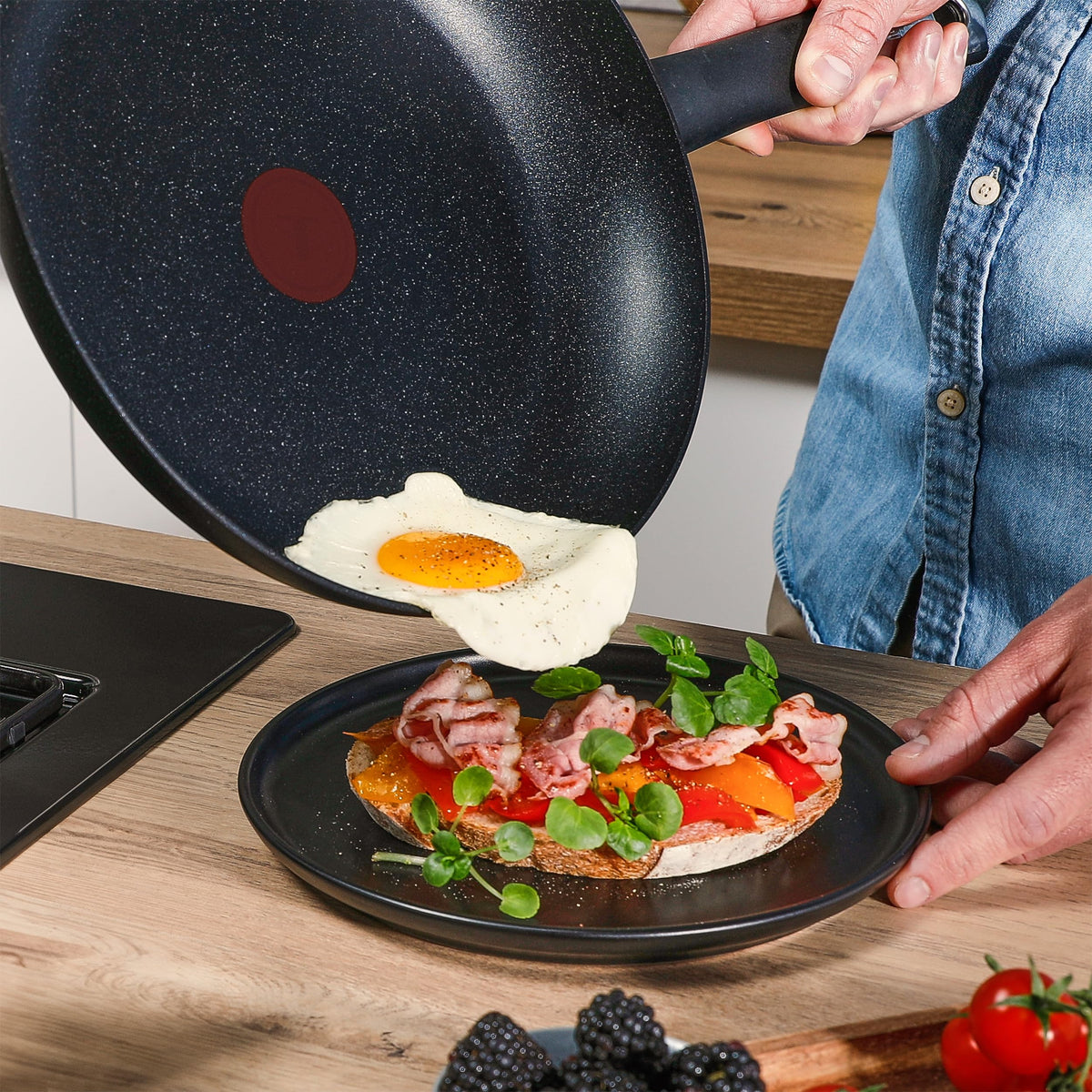 Tefal Explore Stone G7 Frying Pan 20 cm, Non-stick Induction Suitable - G0110232