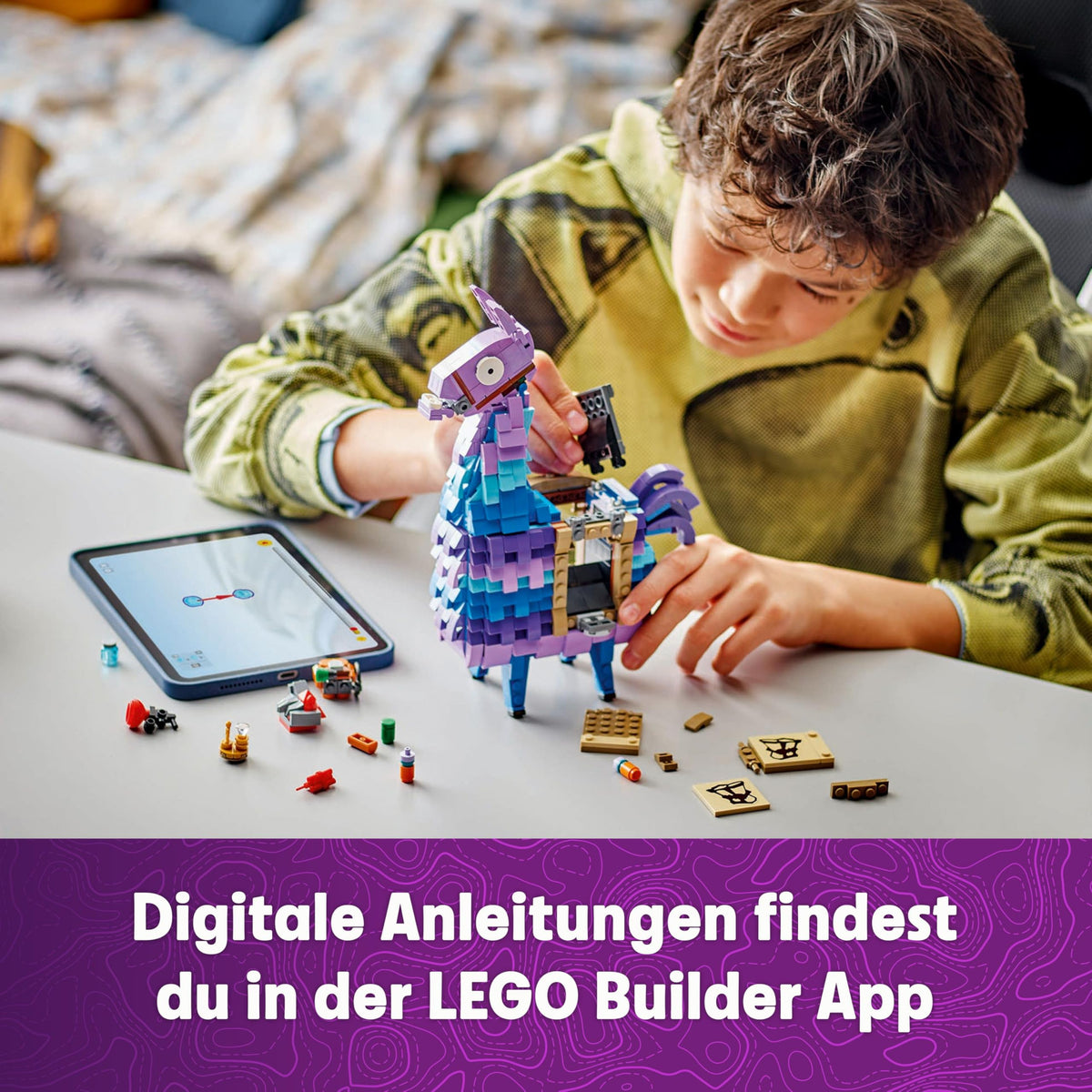 LEGO Fortnite Supply Llama Toy - Build & Collect Playset from the Video Game - Accessories like Slurp Juice - Gaming Playset - Gamer Gift for Boys, Girls, and Teenagers aged 12 and up - 77071