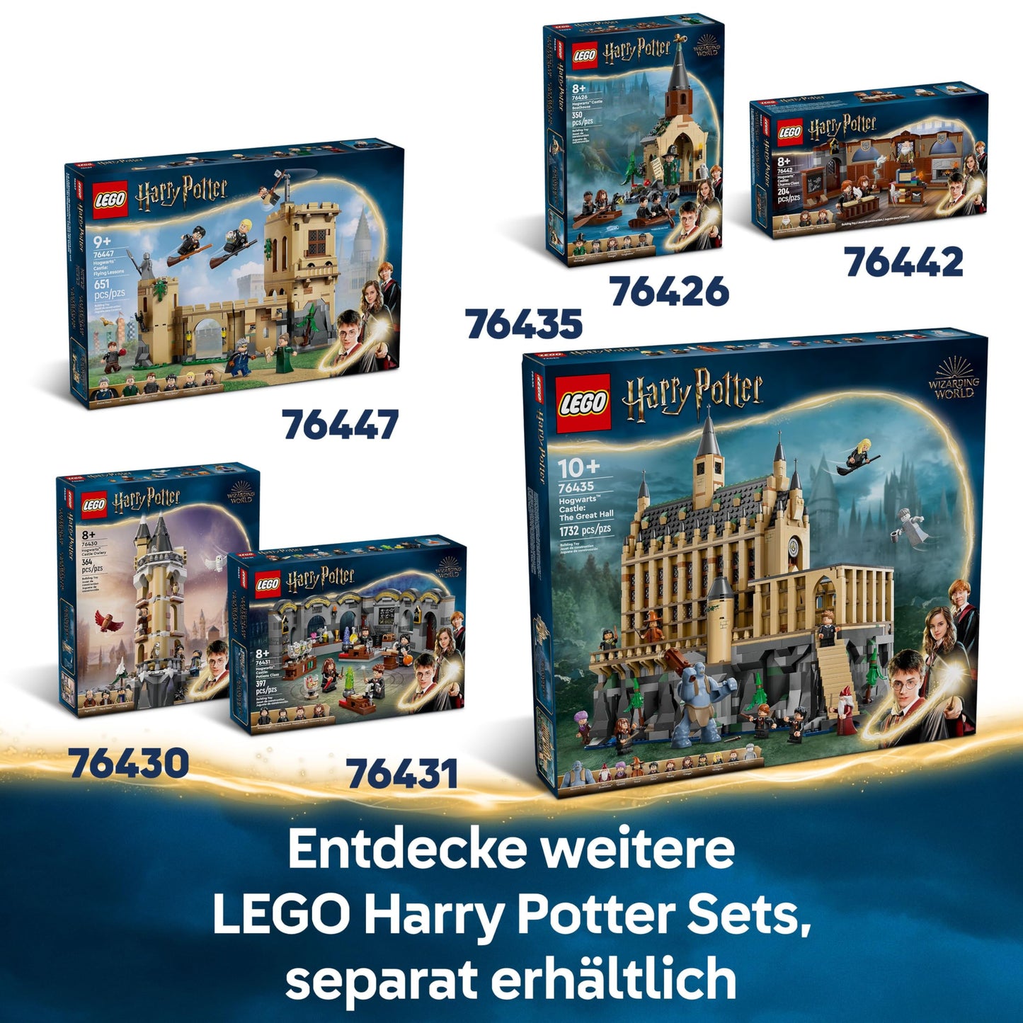 LEGO Harry Potter Hagrid and Harry's Motorcycle Tour - Toy with motorcycle, sidecar & Owl Hedwig - With minifigures to collect - Creative gift for girls and boys aged 9 and up - 76443