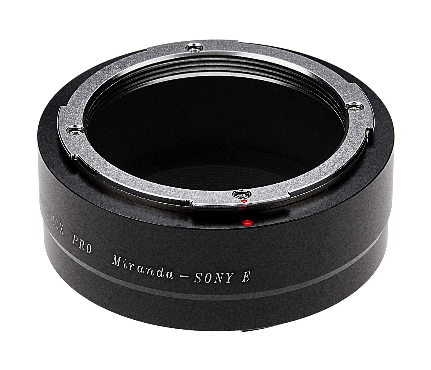 Fotodiox Pro Lens Mount Adapter Compatible with Miranda (Mir) Lenses on Sony E-Mount Cameras - MIR-SnyE-Pro