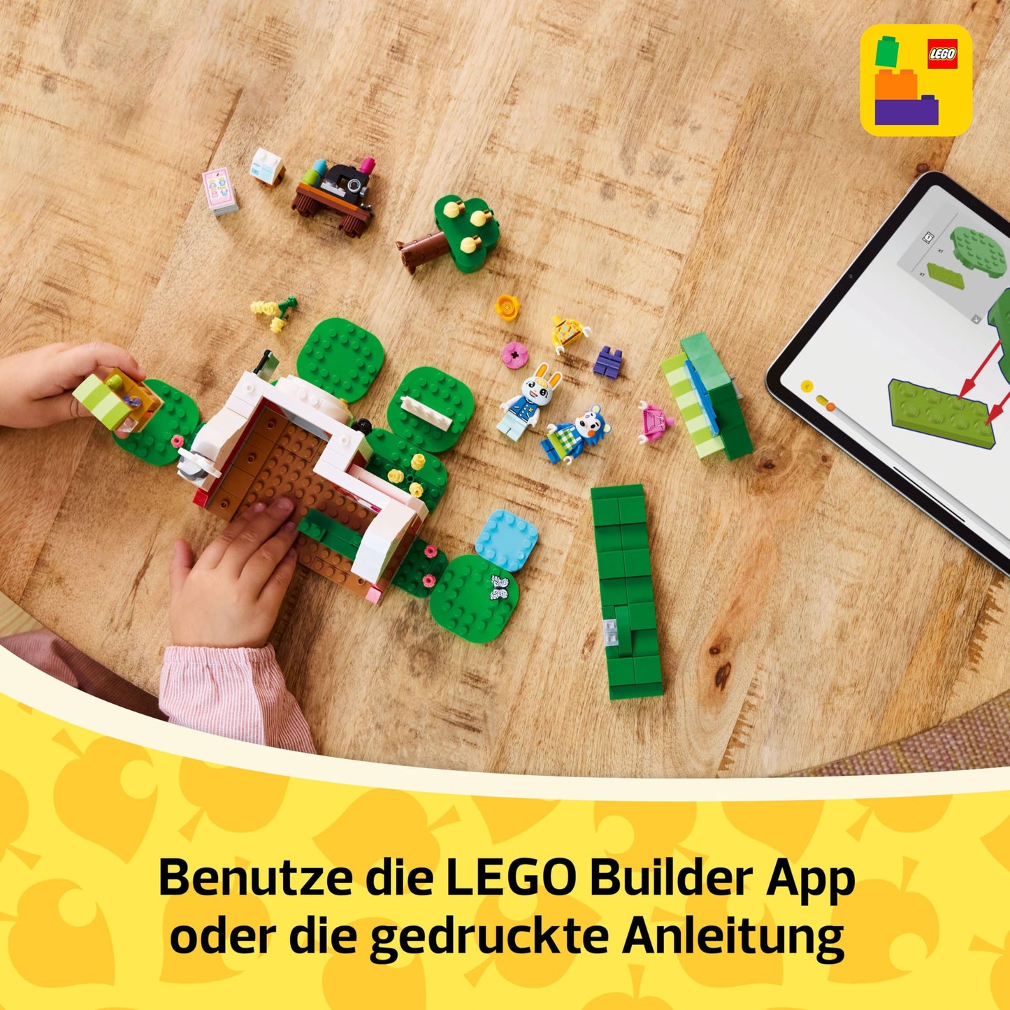 LEGO Animal Crossing The Tailor Sisters' Shop, building set for creative role play, gift for girls, boys and video game fans aged 6 and over, adventure playset 77055