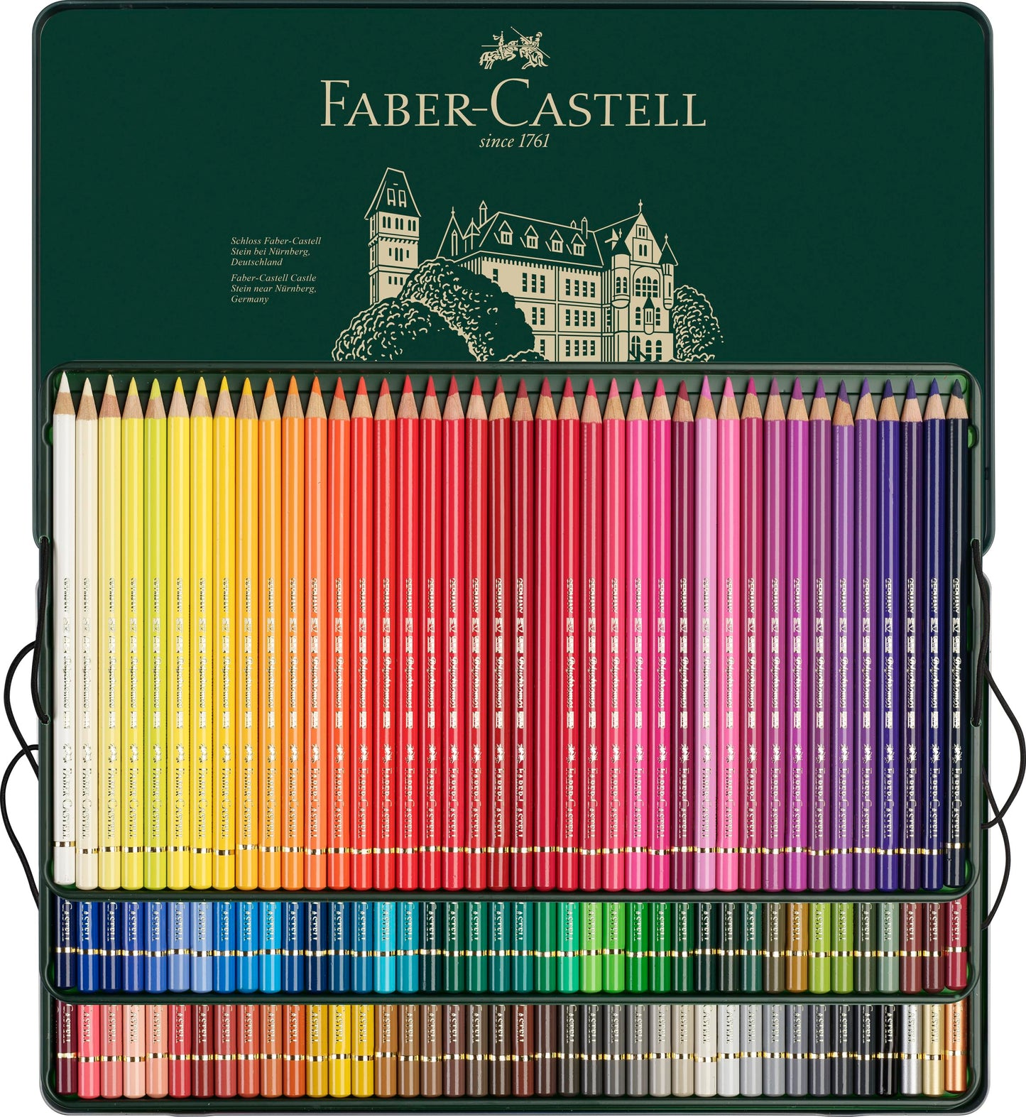 Faber-Castell - Polychromos colored pencils set 120 colors metal case - FC110011