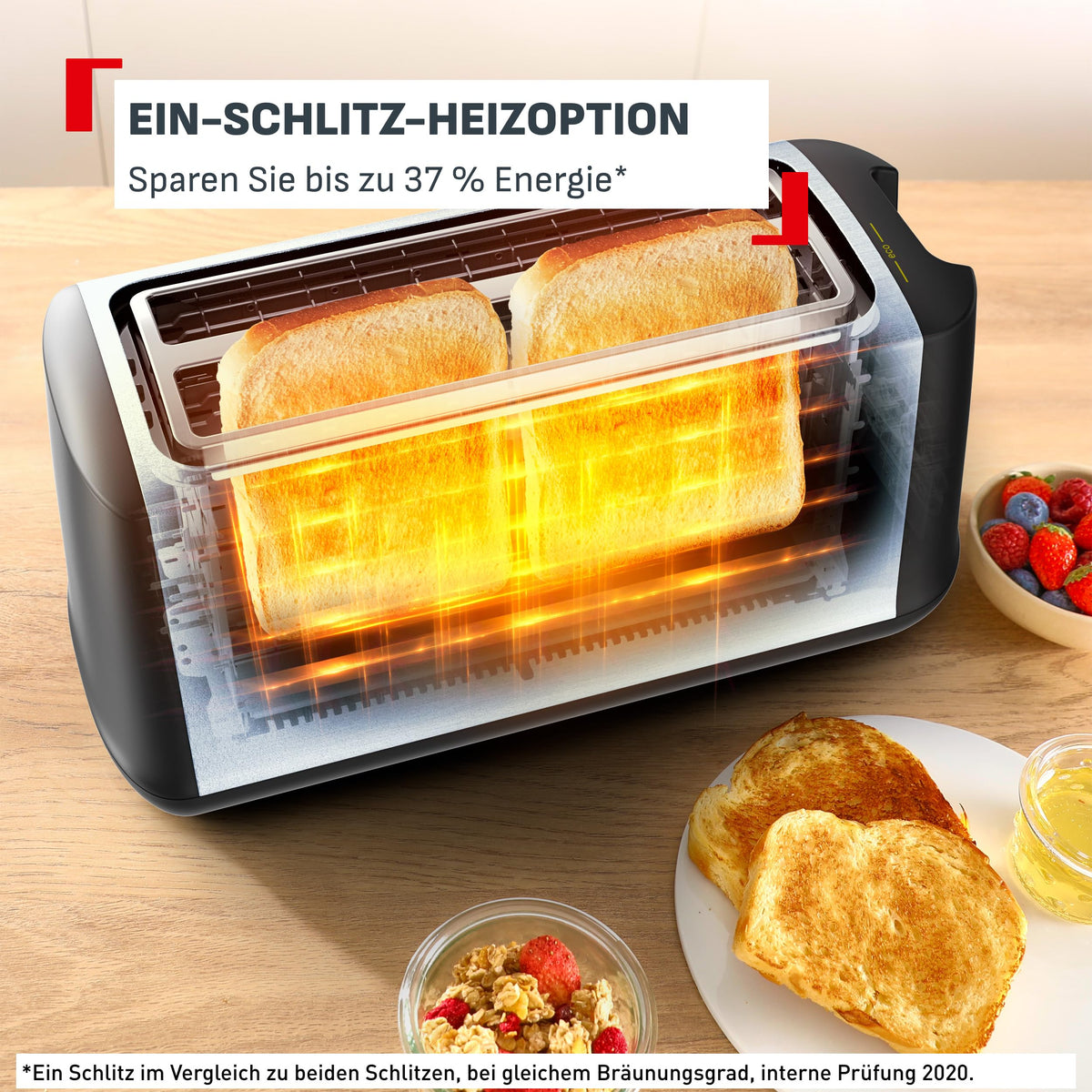 Tefal Subito, toaster cu fante duble și fante lungi - TL342DE0