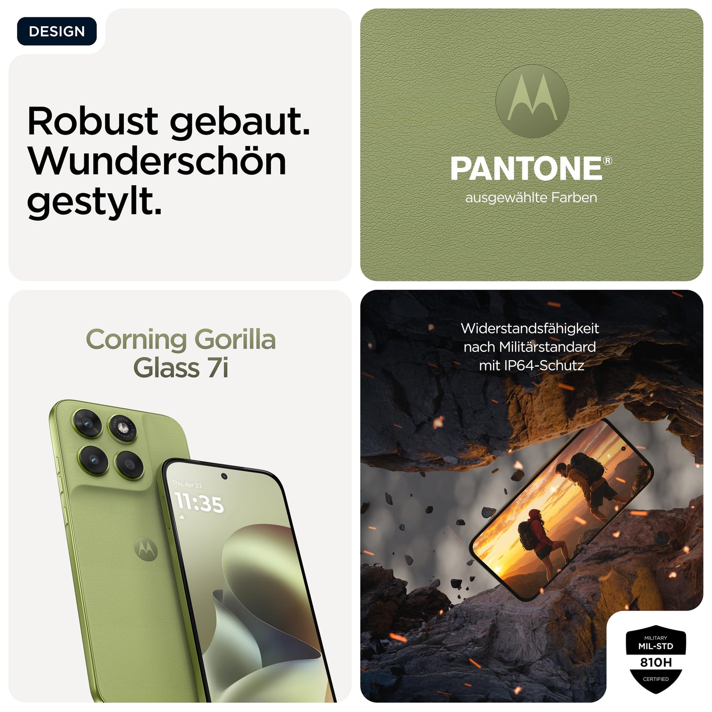 Motorola Moto g67 5G Smartphone 50MP Camera 4-128GB Nile - moto